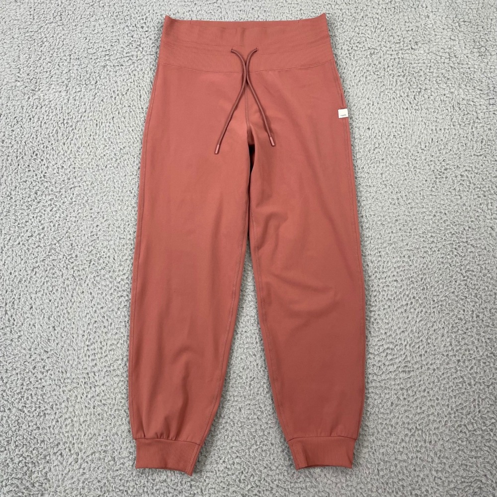 Vuori Daily Jogger Womens Size Medium Red Terracotta High Rise Drawstring VW418